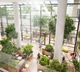 Perspective 3D des Terrasses Victor Hugo, par Guillaume Favre