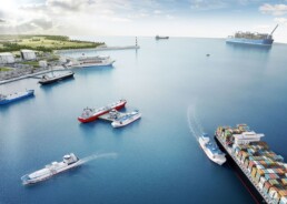 LNG Solutions 3D illustration