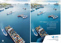 LNG Solutions 3D illustration