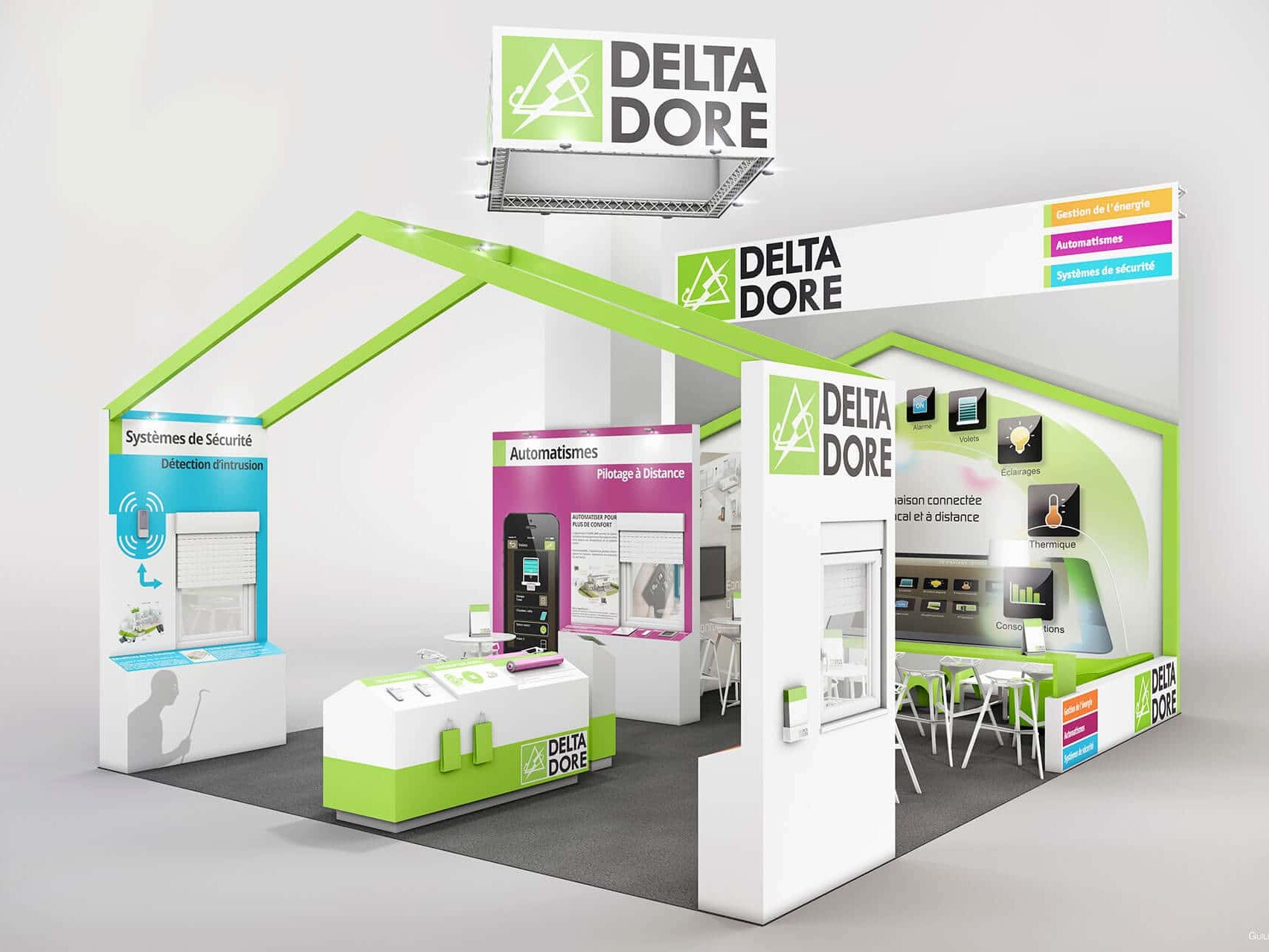 Stand DELTA DORE 3D