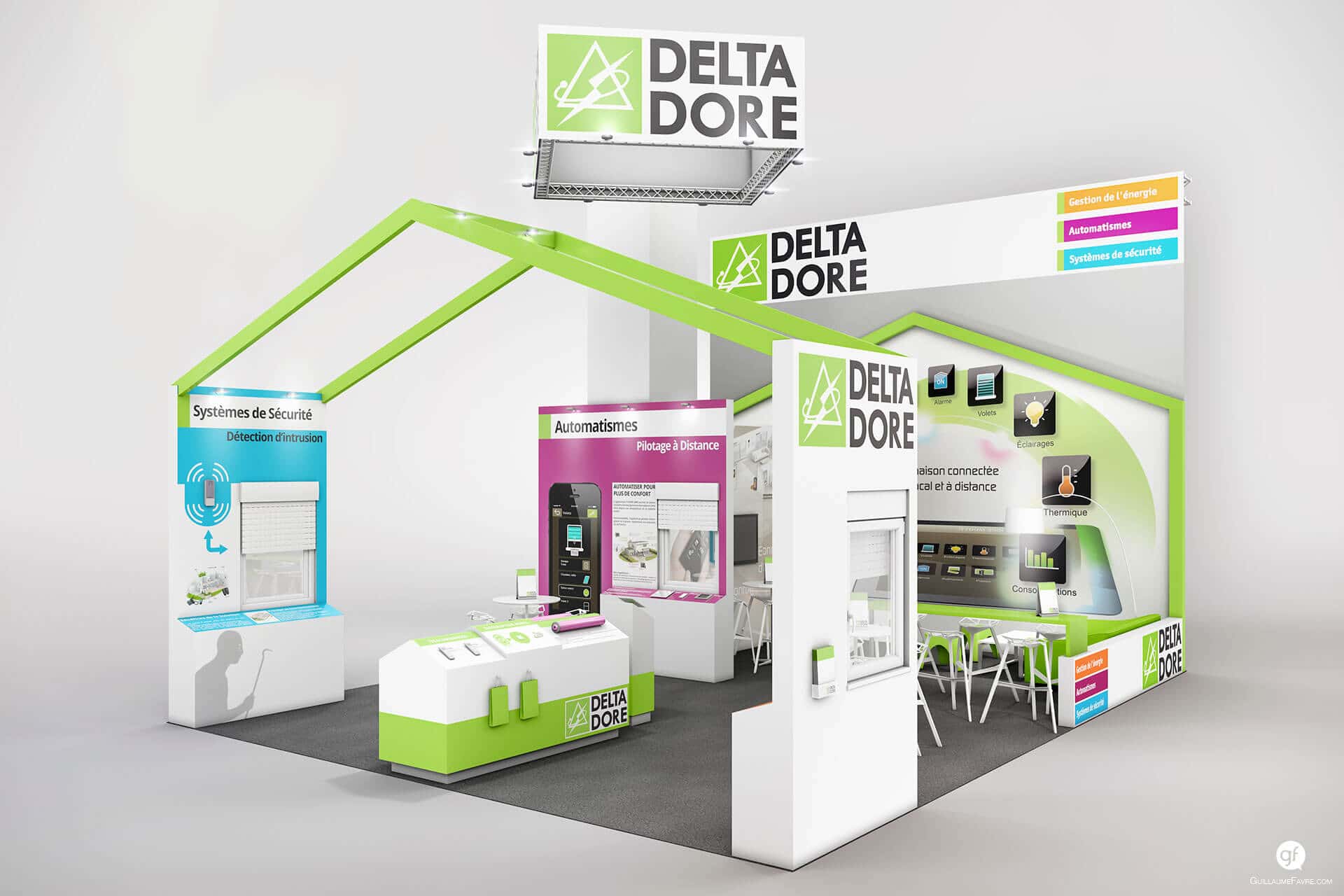 Stand DELTA DORE 3D