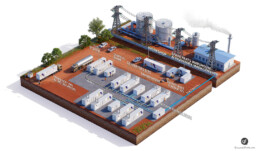 Illustration 3D pour Africa Power Services.