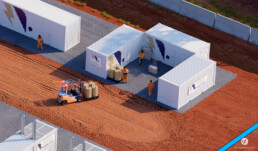 Illustration 3D pour Africa Power Services.