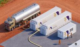 Illustration 3D pour Africa Power Services.